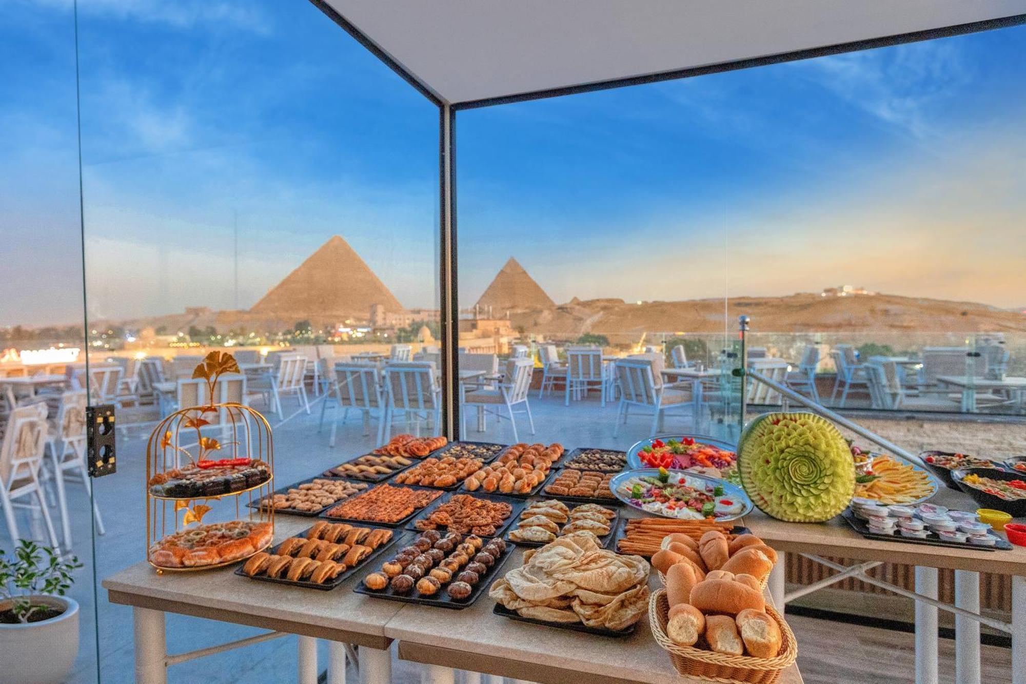 Gaia Pyramids Hotel Kafret el-Gabal Dış mekan fotoğraf