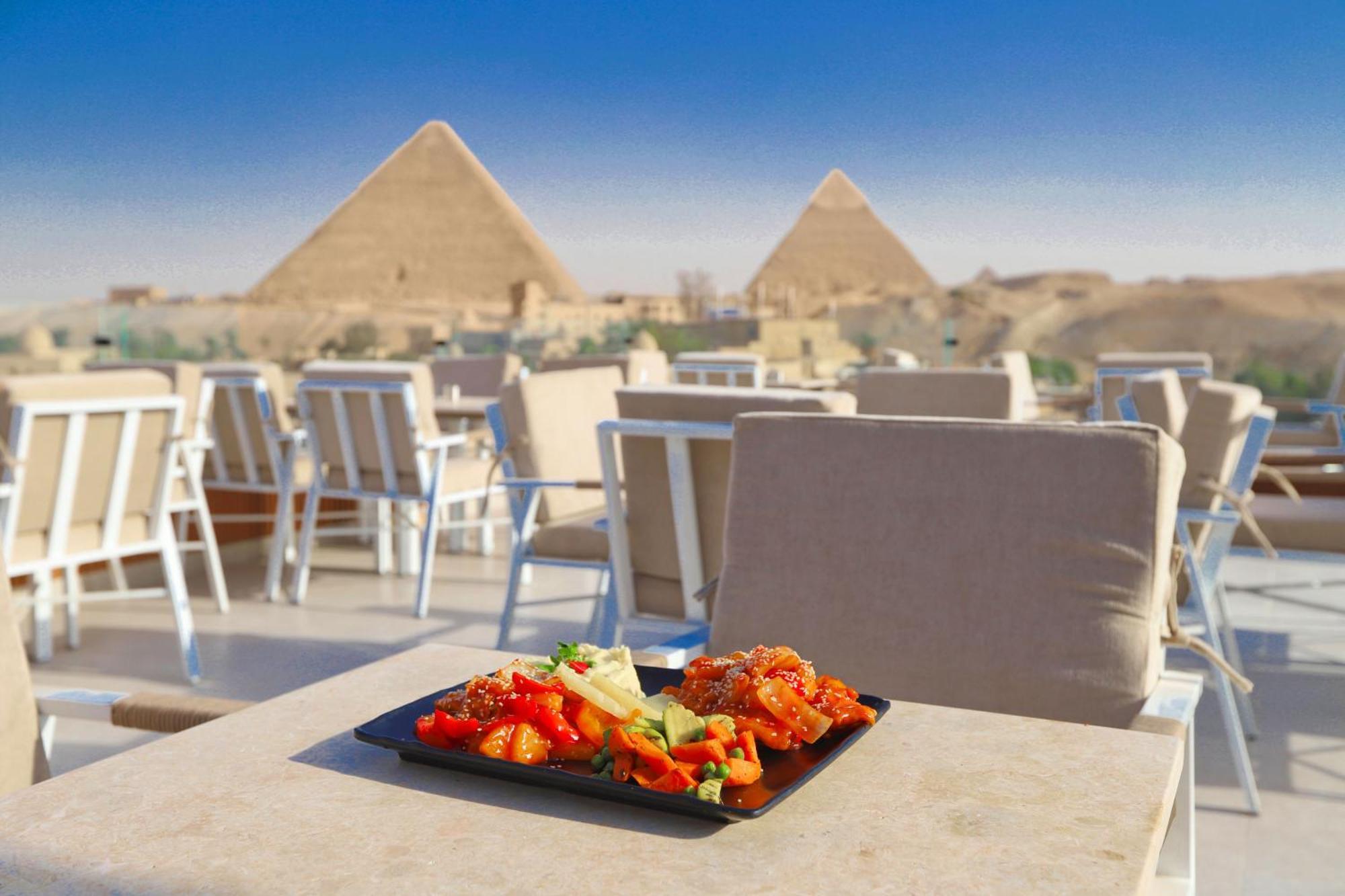 Gaia Pyramids Hotel Kafret el-Gabal Dış mekan fotoğraf