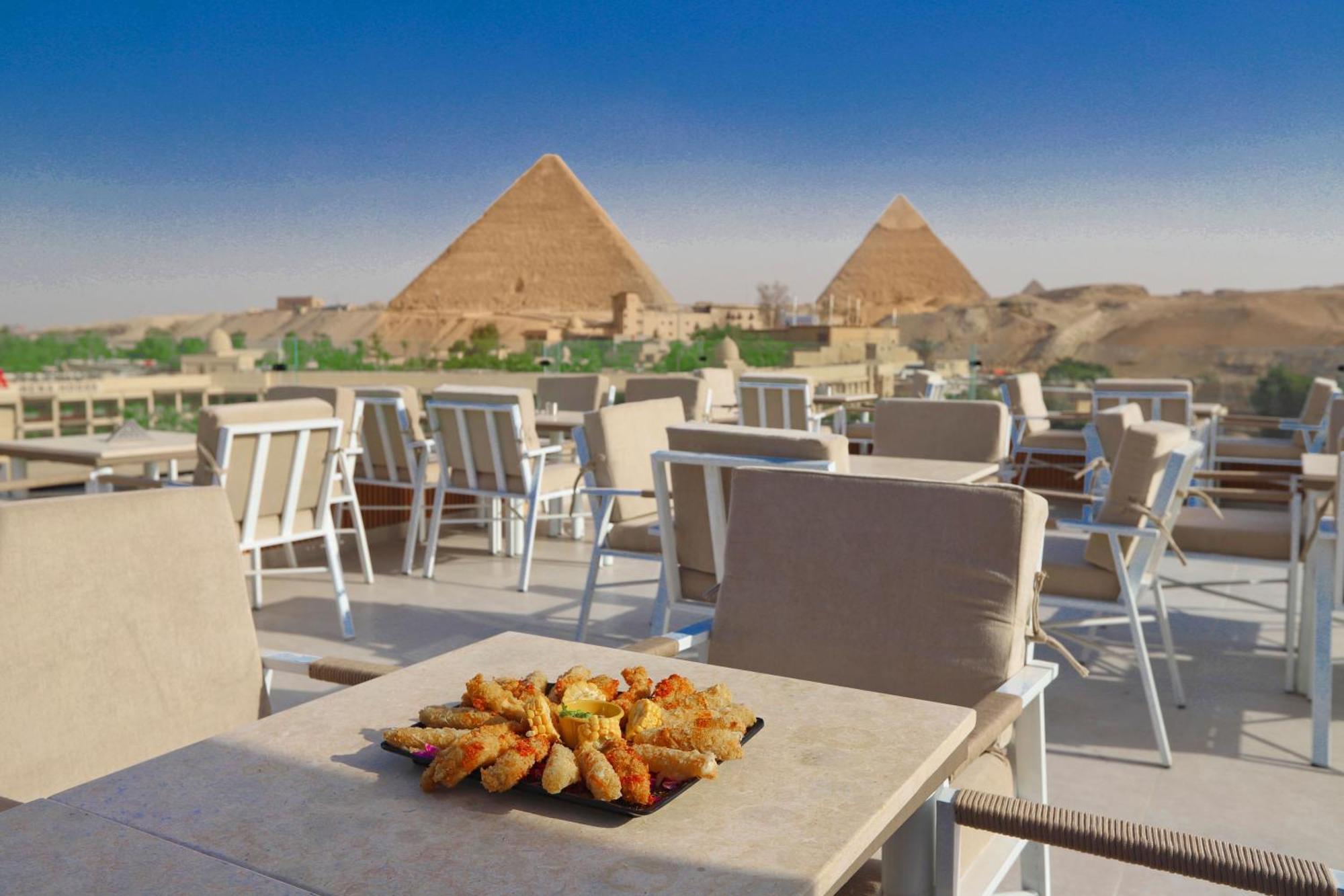 Gaia Pyramids Hotel Kafret el-Gabal Dış mekan fotoğraf