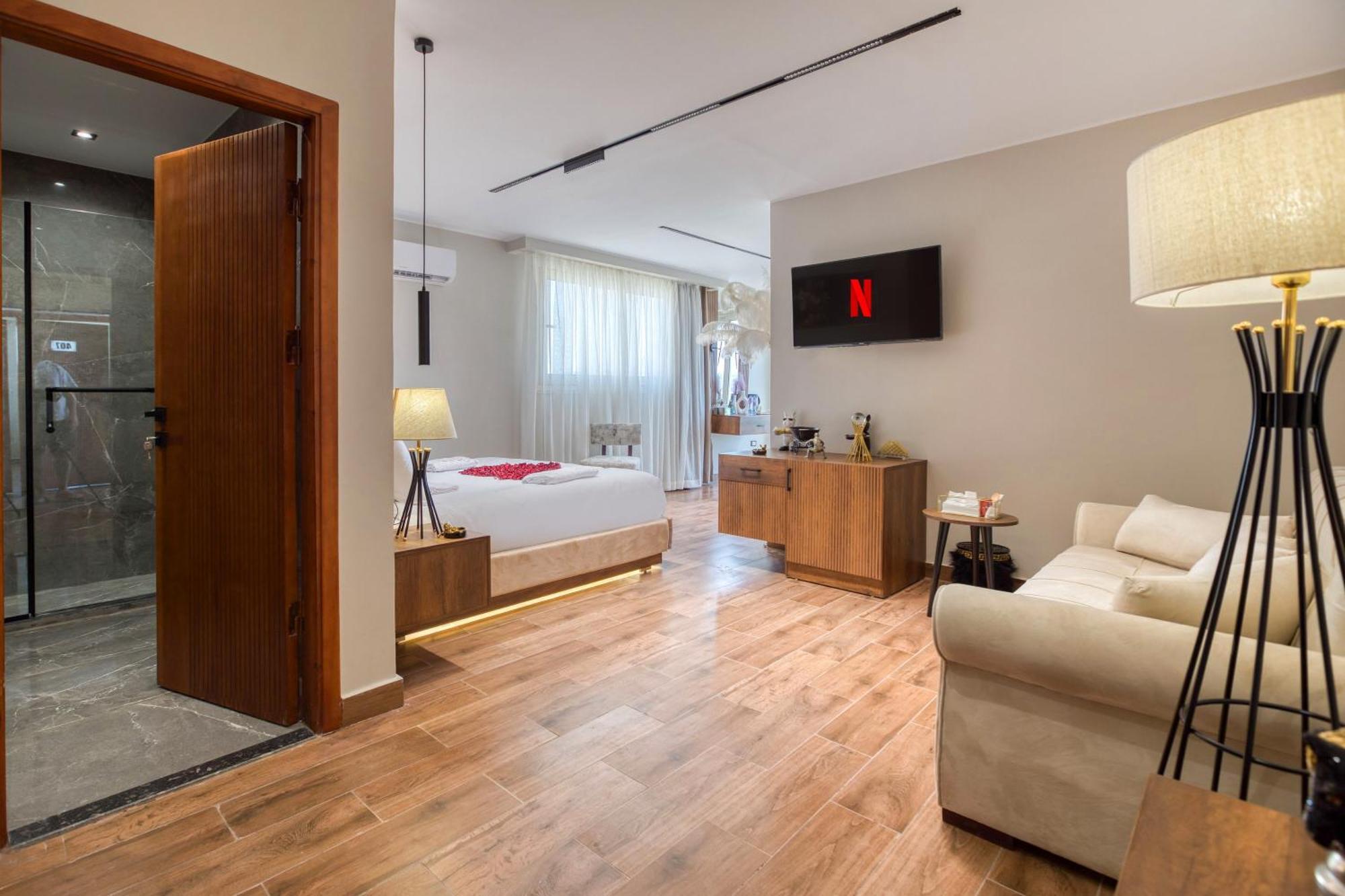 Gaia Pyramids Hotel Kafret el-Gabal Dış mekan fotoğraf