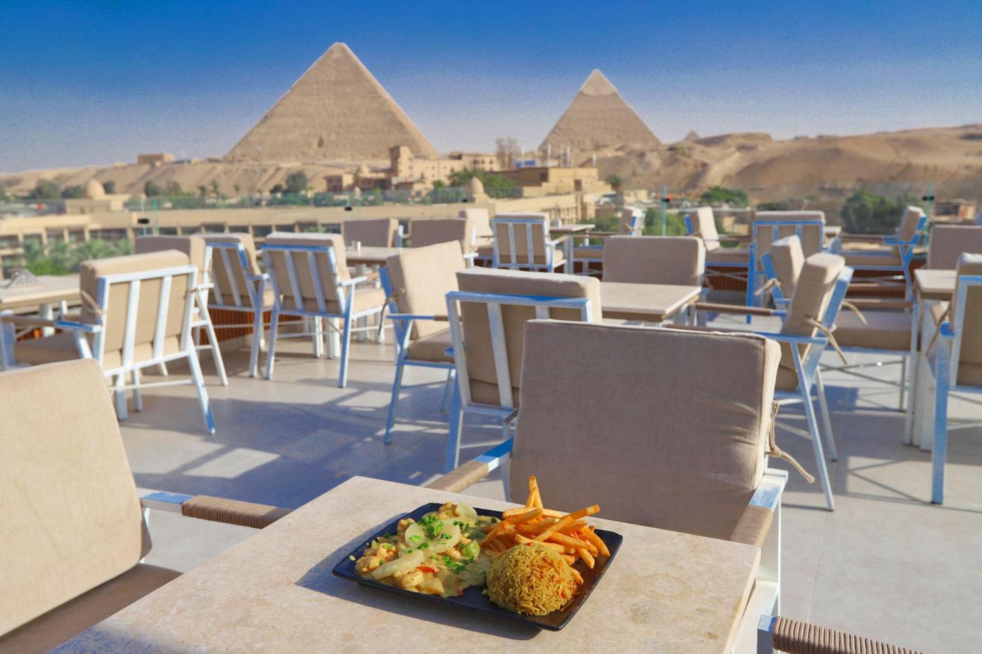 Gaia Pyramids Hotel Kafret el-Gabal Dış mekan fotoğraf