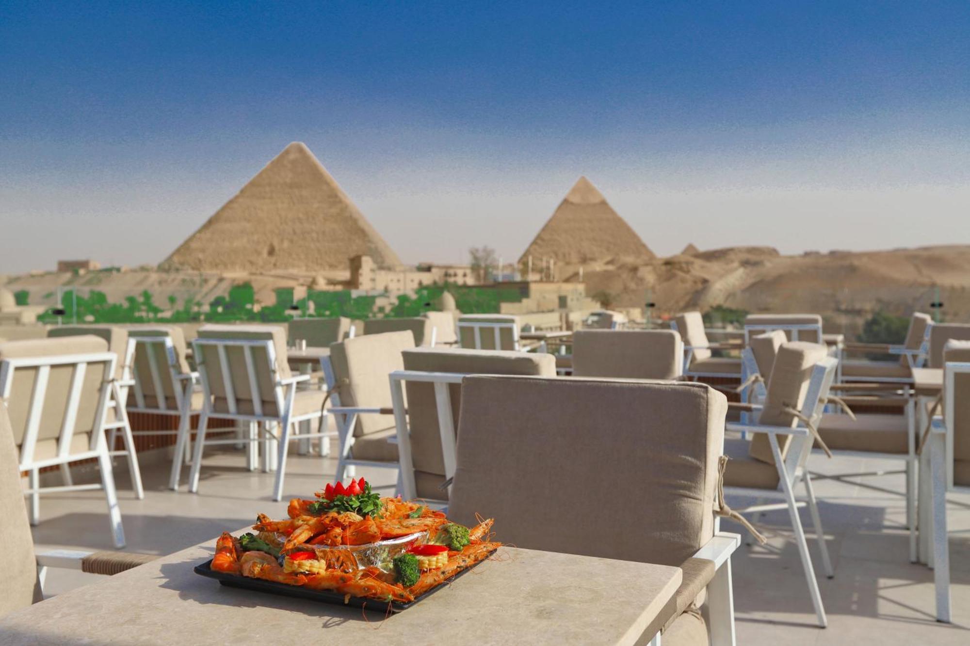 Gaia Pyramids Hotel Kafret el-Gabal Dış mekan fotoğraf