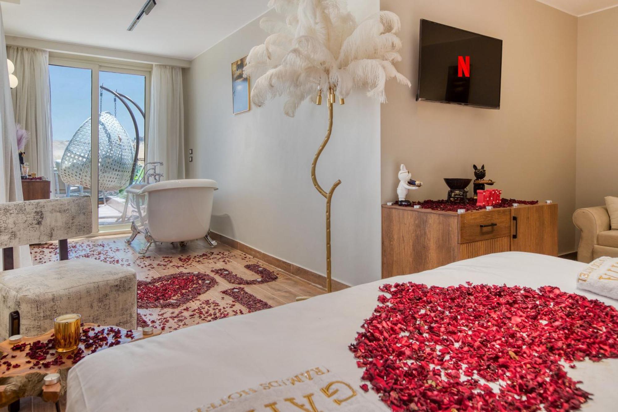 Gaia Pyramids Hotel Kafret el-Gabal Dış mekan fotoğraf