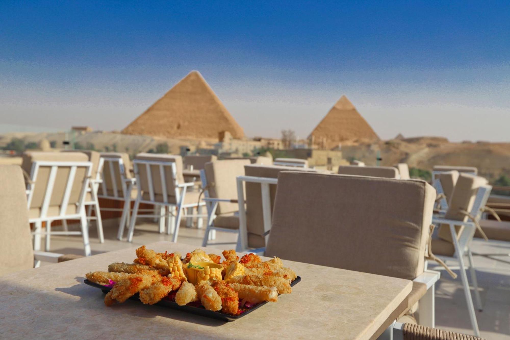 Gaia Pyramids Hotel Kafret el-Gabal Dış mekan fotoğraf