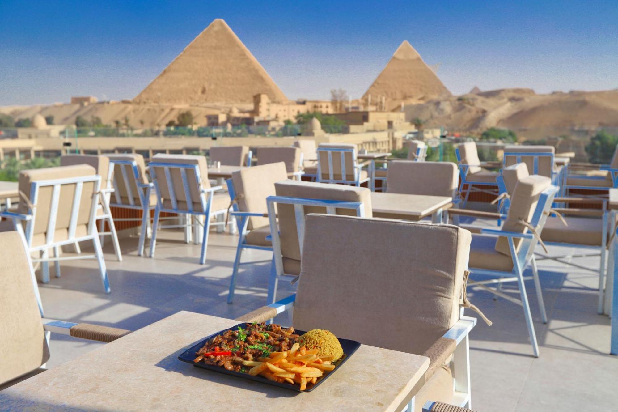 Gaia Pyramids Hotel Kafret el-Gabal Dış mekan fotoğraf