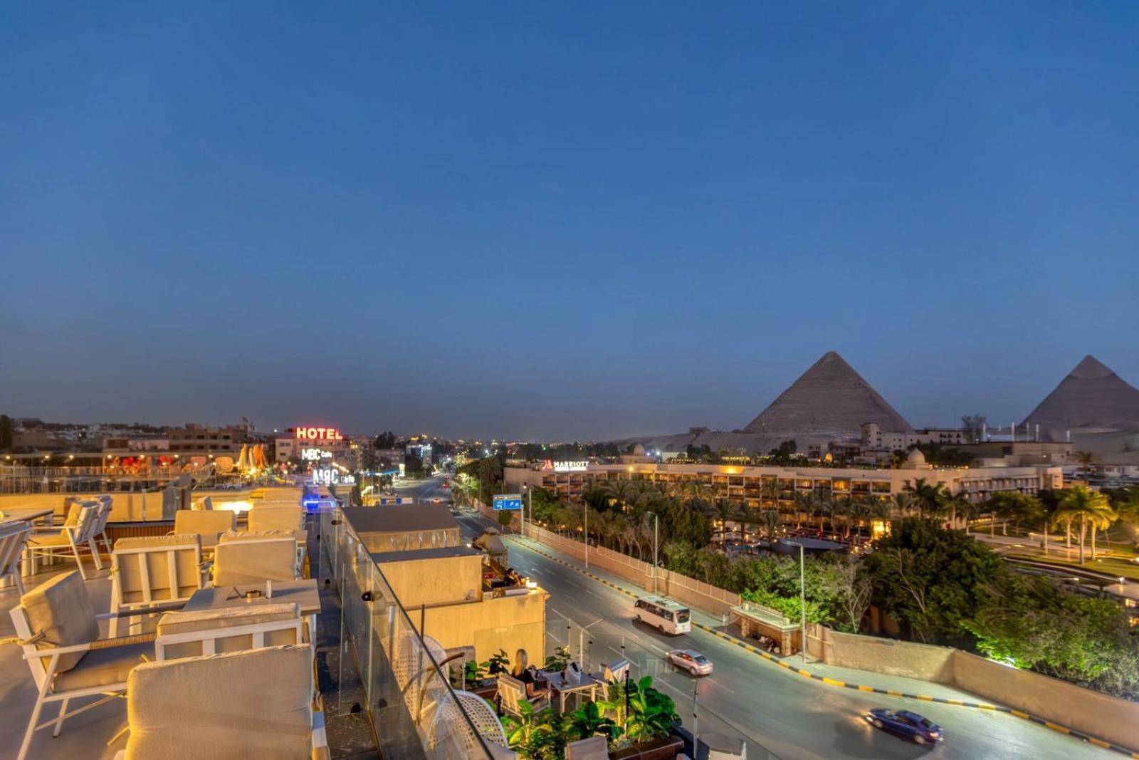 Gaia Pyramids Hotel Kafret el-Gabal Dış mekan fotoğraf