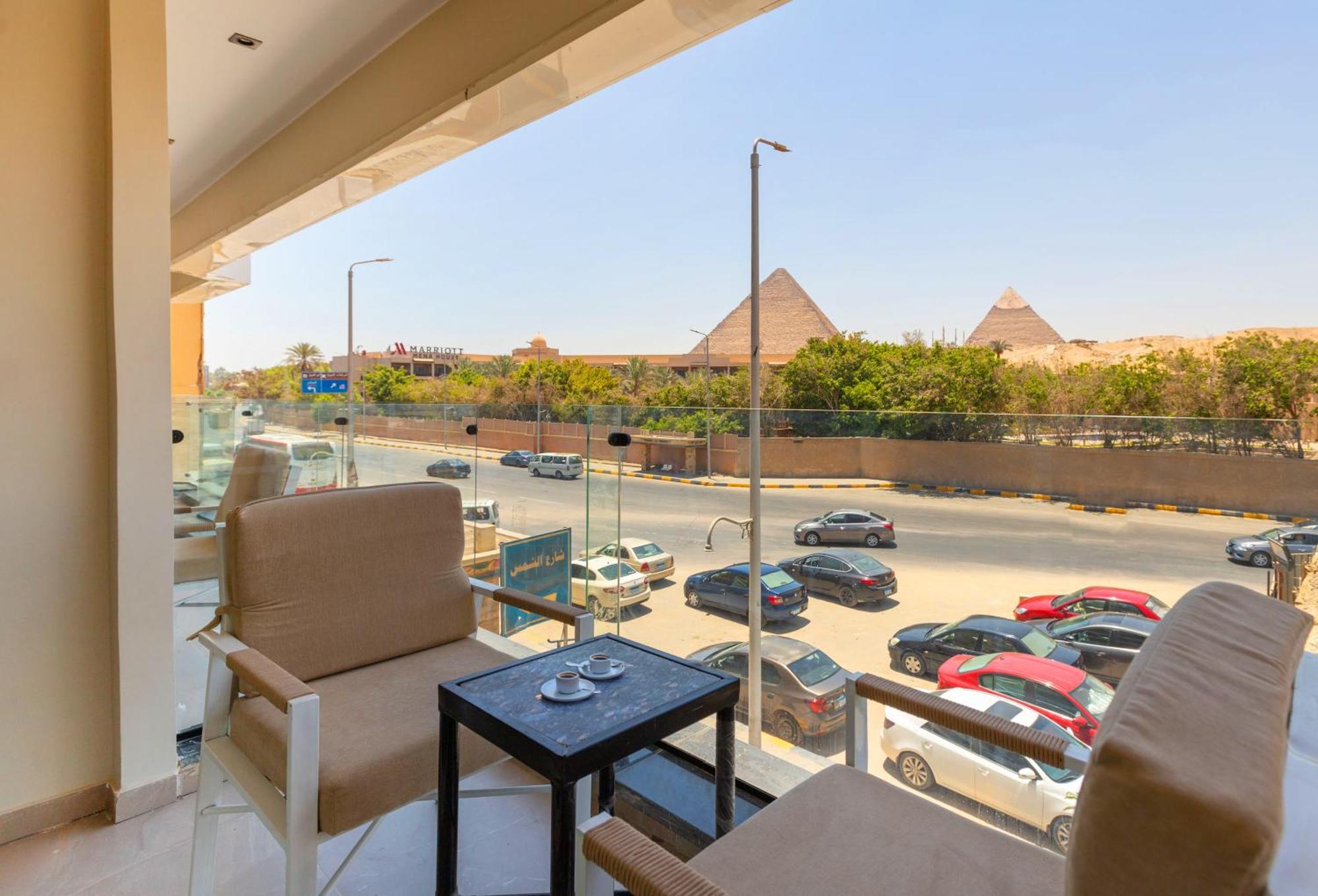 Gaia Pyramids Hotel Kafret el-Gabal Dış mekan fotoğraf