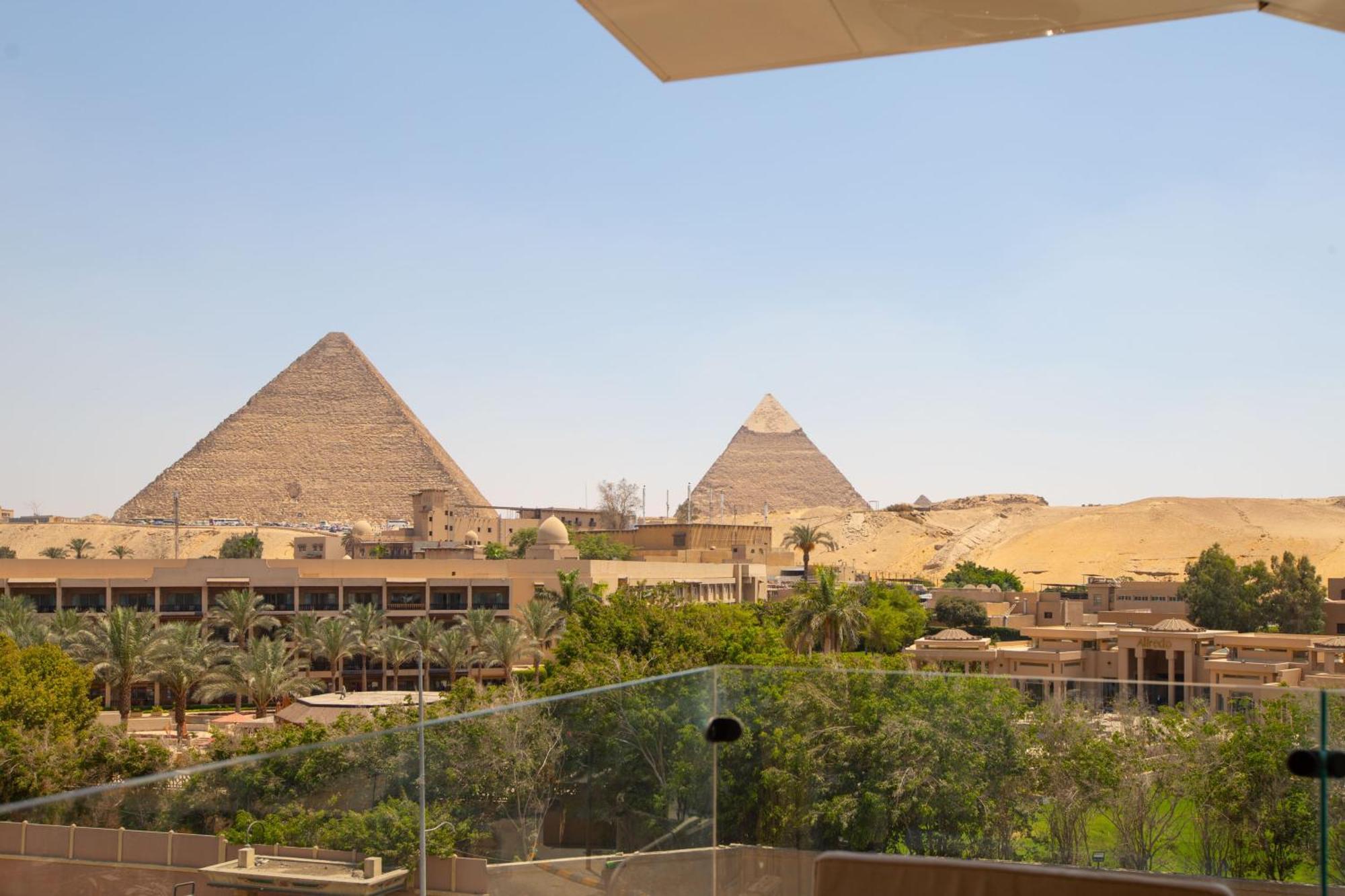 Gaia Pyramids Hotel Kafret el-Gabal Dış mekan fotoğraf