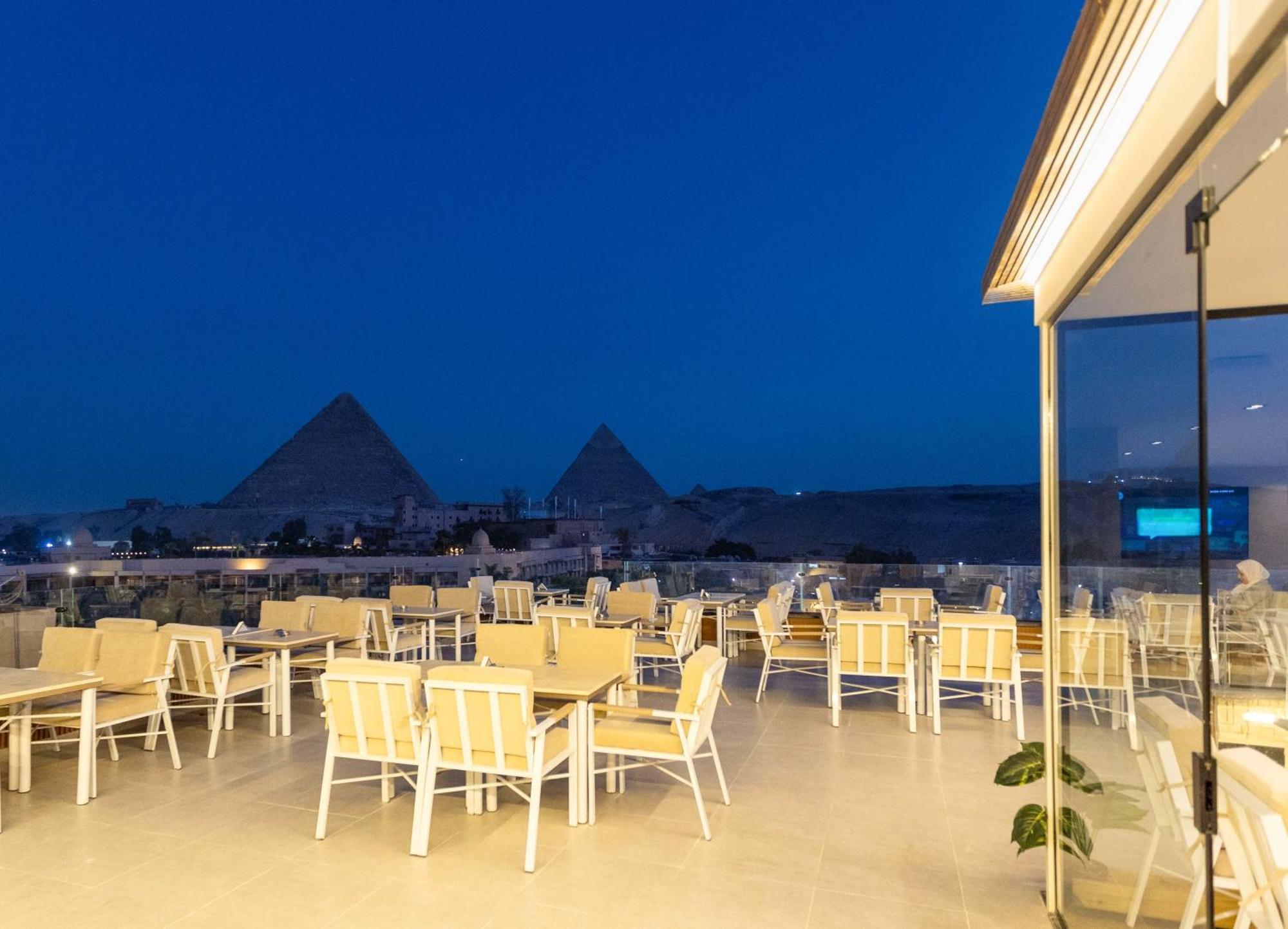 Gaia Pyramids Hotel Kafret el-Gabal Dış mekan fotoğraf