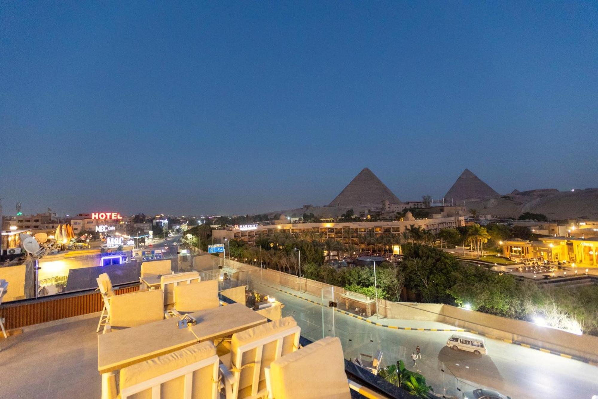 Gaia Pyramids Hotel Kafret el-Gabal Dış mekan fotoğraf